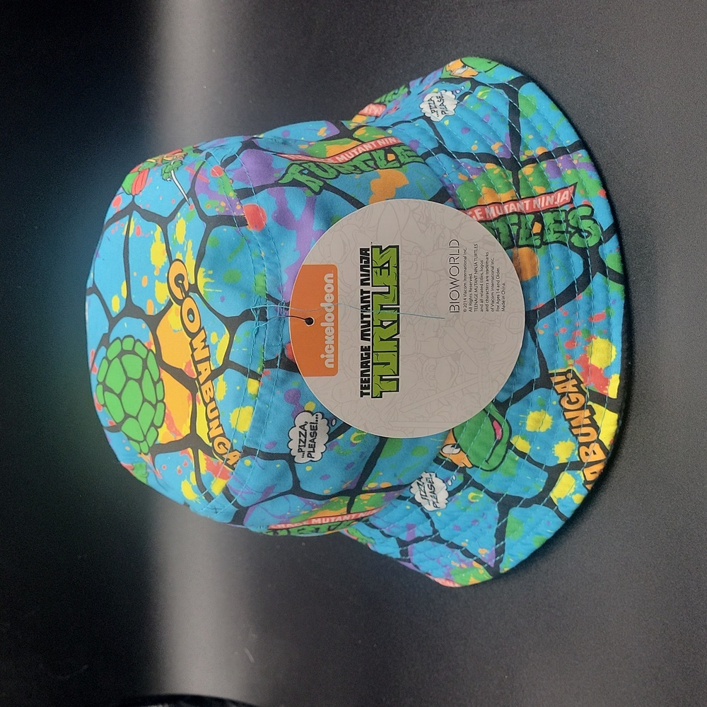 VINTAGE 2014 NICKELODEON TEENAGE MUTANT NINJA TURTLES BUCKET HAT TMNT NEW